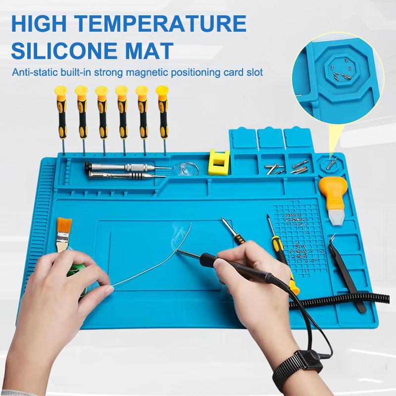 Electronics Repair Training - حصيرة سيليكون مضادة للكهرباء الساكنة ومقاومة