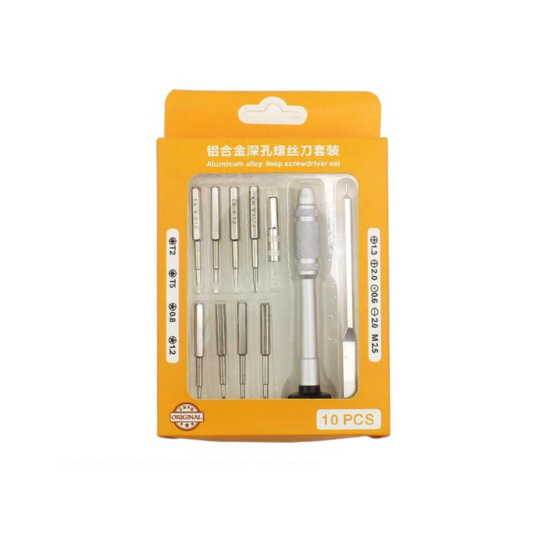 Pentalobe Screwdriver Set - 10 في 1 سبائك الألومنيوم مفك