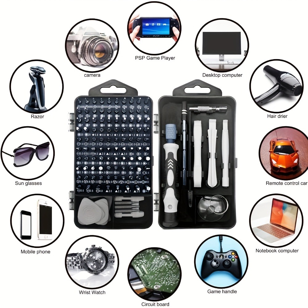 Electronics Repair Game - طقم مفكات دقيقة 115 في 1