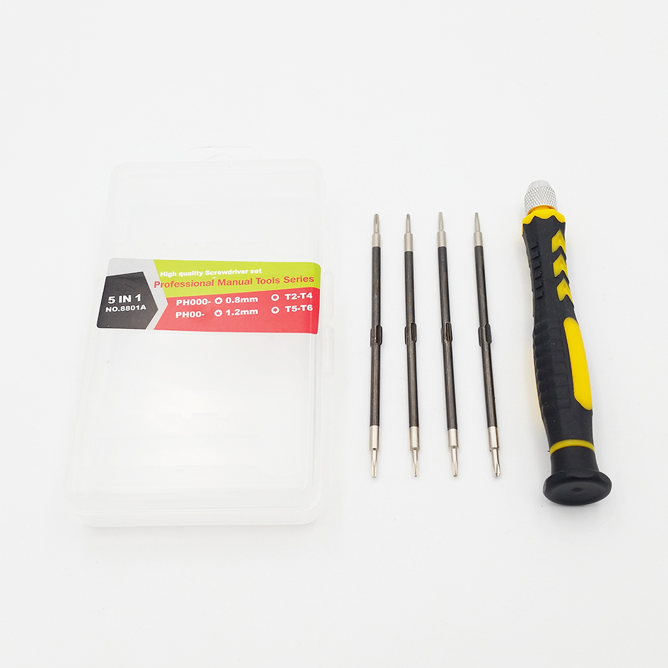 Pentalobe Screwdriver Set - 5 في 1 رقم. 8801A مزيج