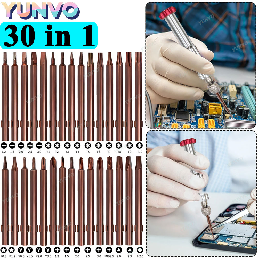 طقم مفكات دقيقة مغناطيسية 30 ف - مراجعة Electronics Repair Training وسعره