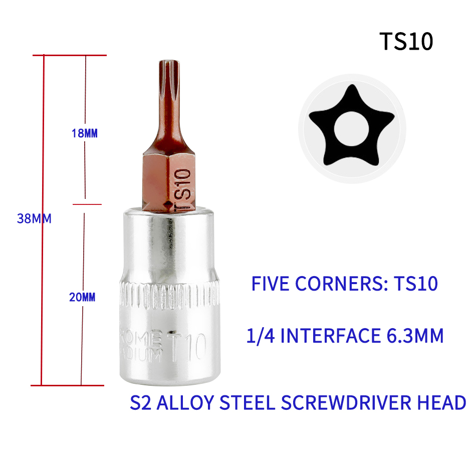 1/4 T10-T50 ستار Pentalobe مفك - مراجعة Pentalobe Screwdriver Set وسعره