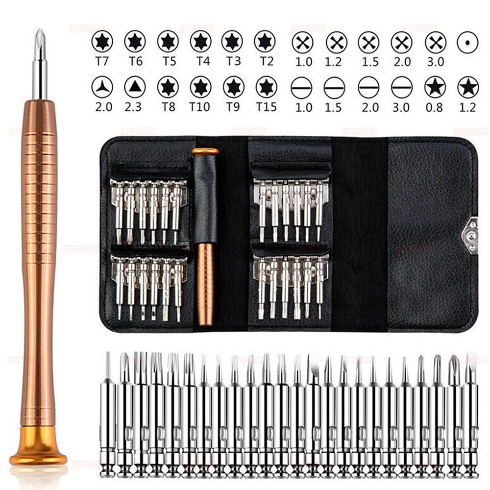 طقم مفكات دقيقة 25 في 1 متعدد  - مراجعة Electronics Repair Game وسعره